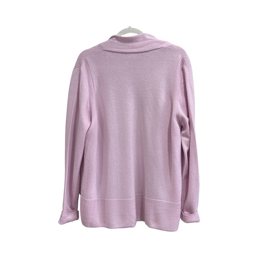 Pure Collection Soft Pink Open Cardigan - Picture 2 of 6